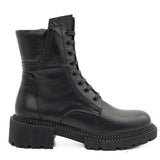 GHETE DAMA ANNA VIOTTI DIN PIELE NATURALA  D 0540 NEGRU 