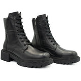 GHETE DAMA ANNA VIOTTI DIN PIELE NATURALA  D 0540 NEGRU 