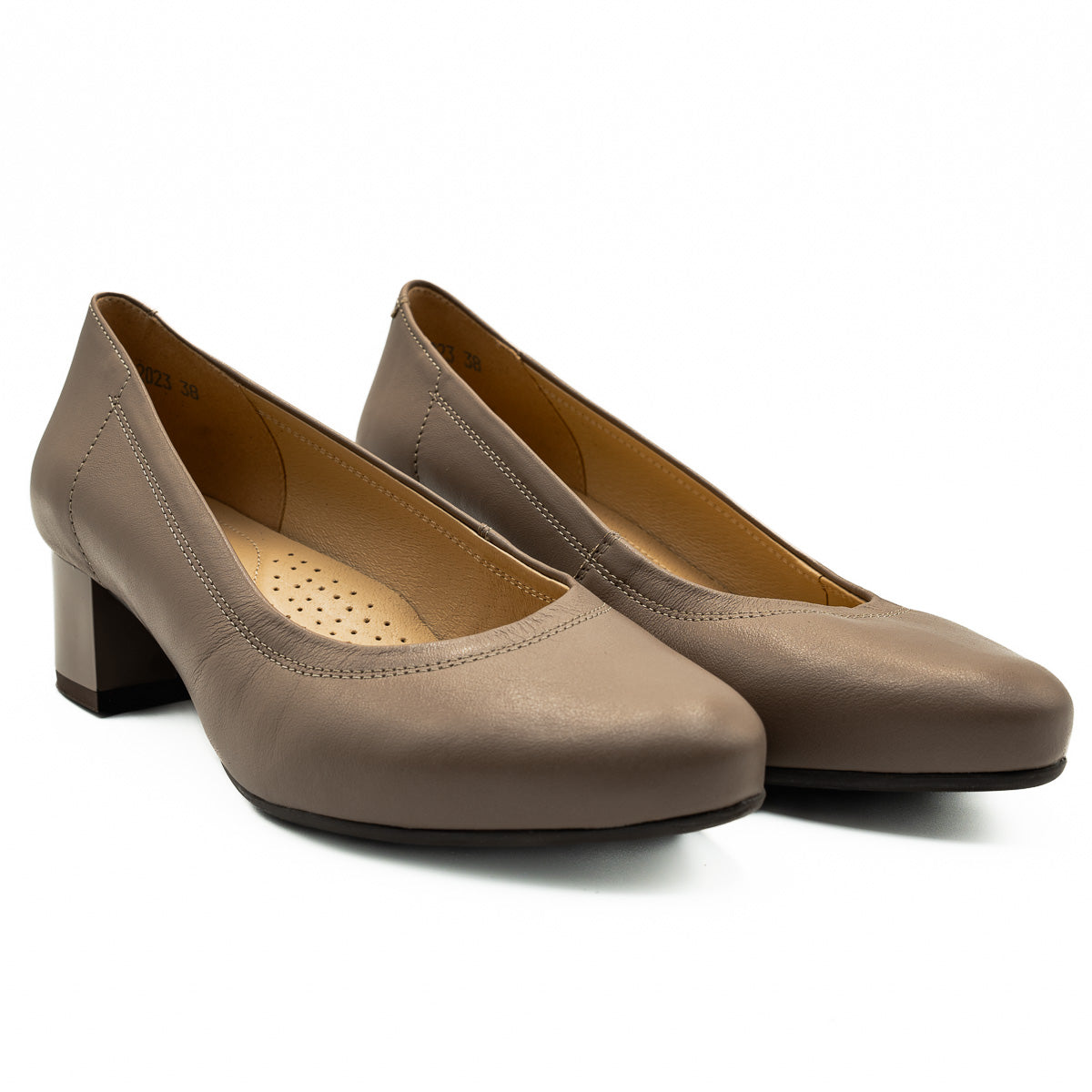 Pantofi dama Anna Viotti din piele naturala D 1049 bej