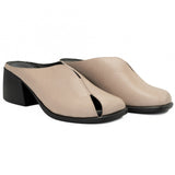 Saboti dama Anna Viotti din piele naturala D 47-1070 vizon