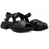 Sandale dama din piele naturala Anna Viotti D 1090 negru