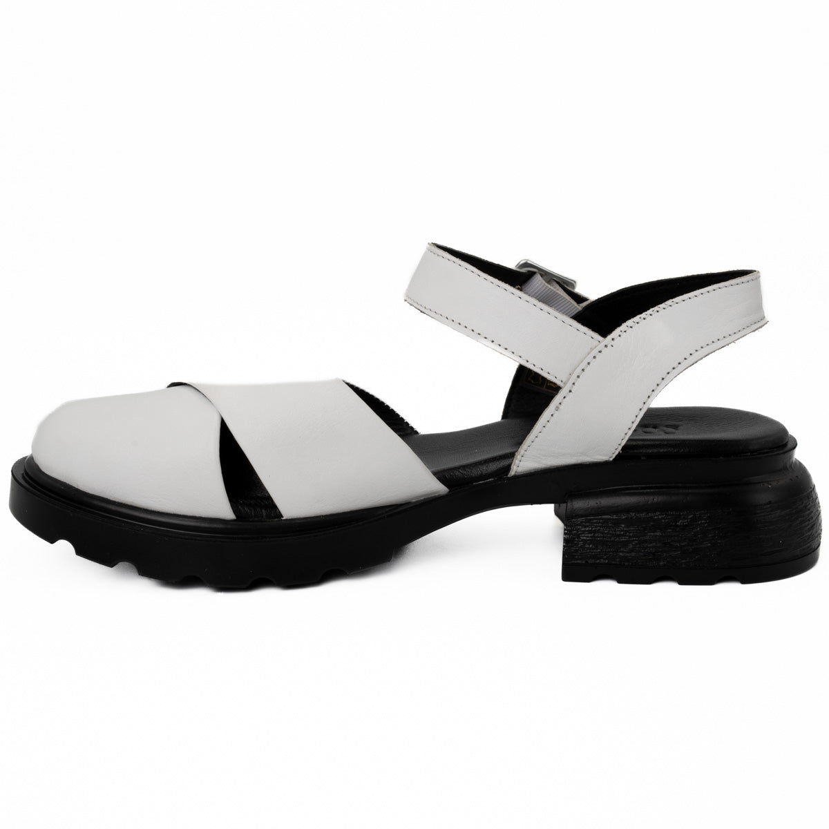 Sandale dama din piele naturala Anna Viotti D 1090 alb