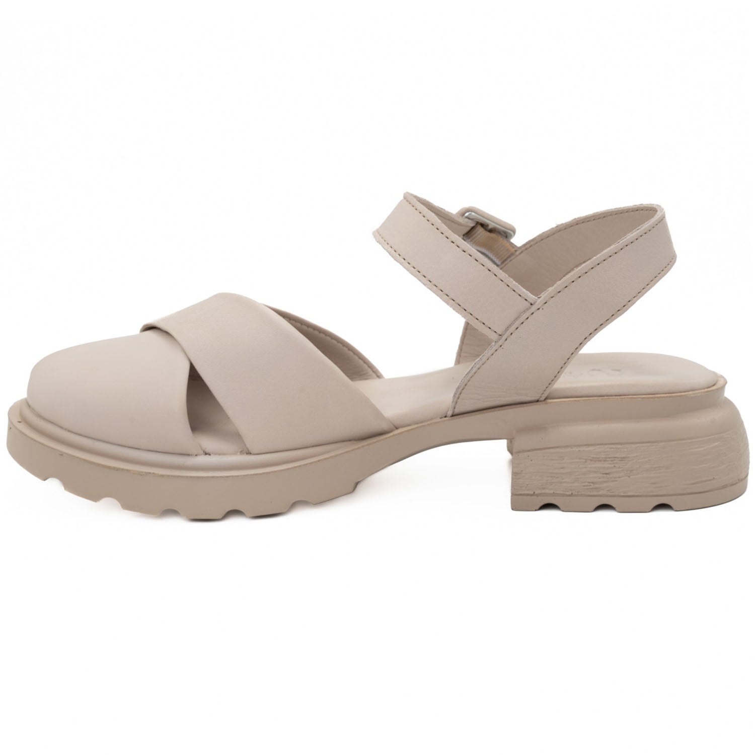 Sandale dama din piele naturala Anna Viotti D 1090 gri