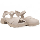 Sandale dama din piele naturala Anna Viotti D 1090 gri