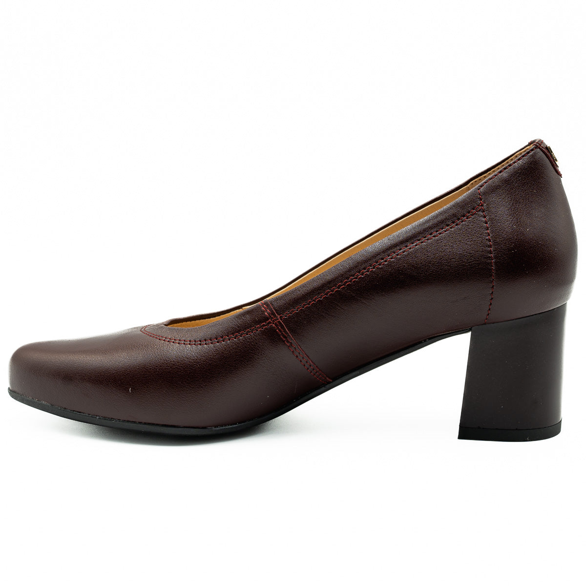 Pantofi dama Anna Viotti din piele naturala D 1162 BORDO 