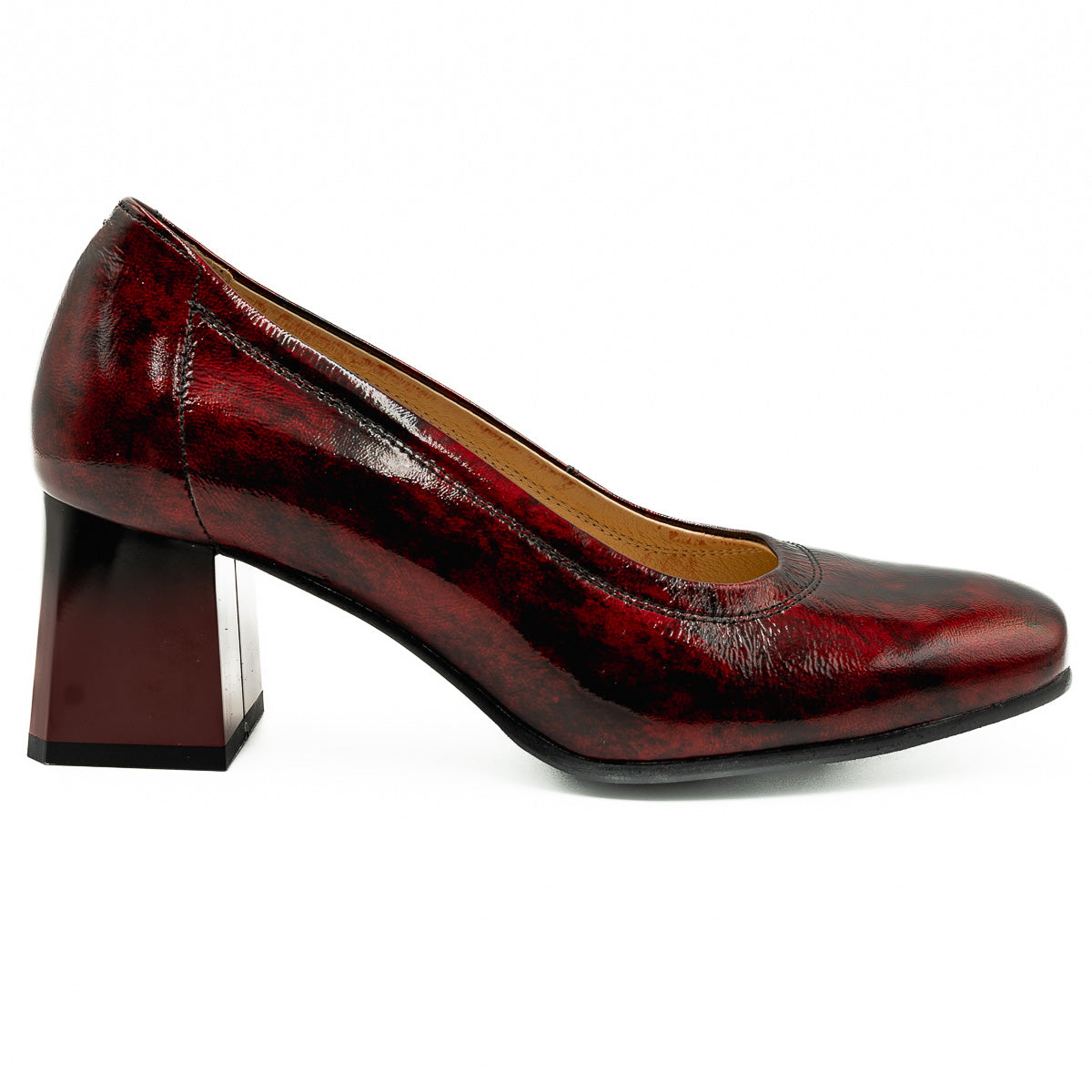 Pantofi dama Anna Viotti din piele naturala D 1199 rosu 