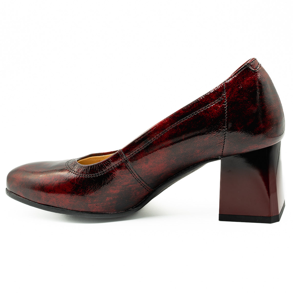 Pantofi dama Anna Viotti din piele naturala D 1199 rosu 