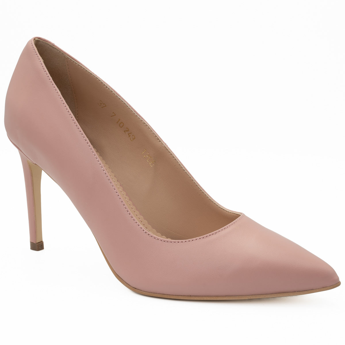 Pantofi dama Guban din piele naturala D 1206 pudra