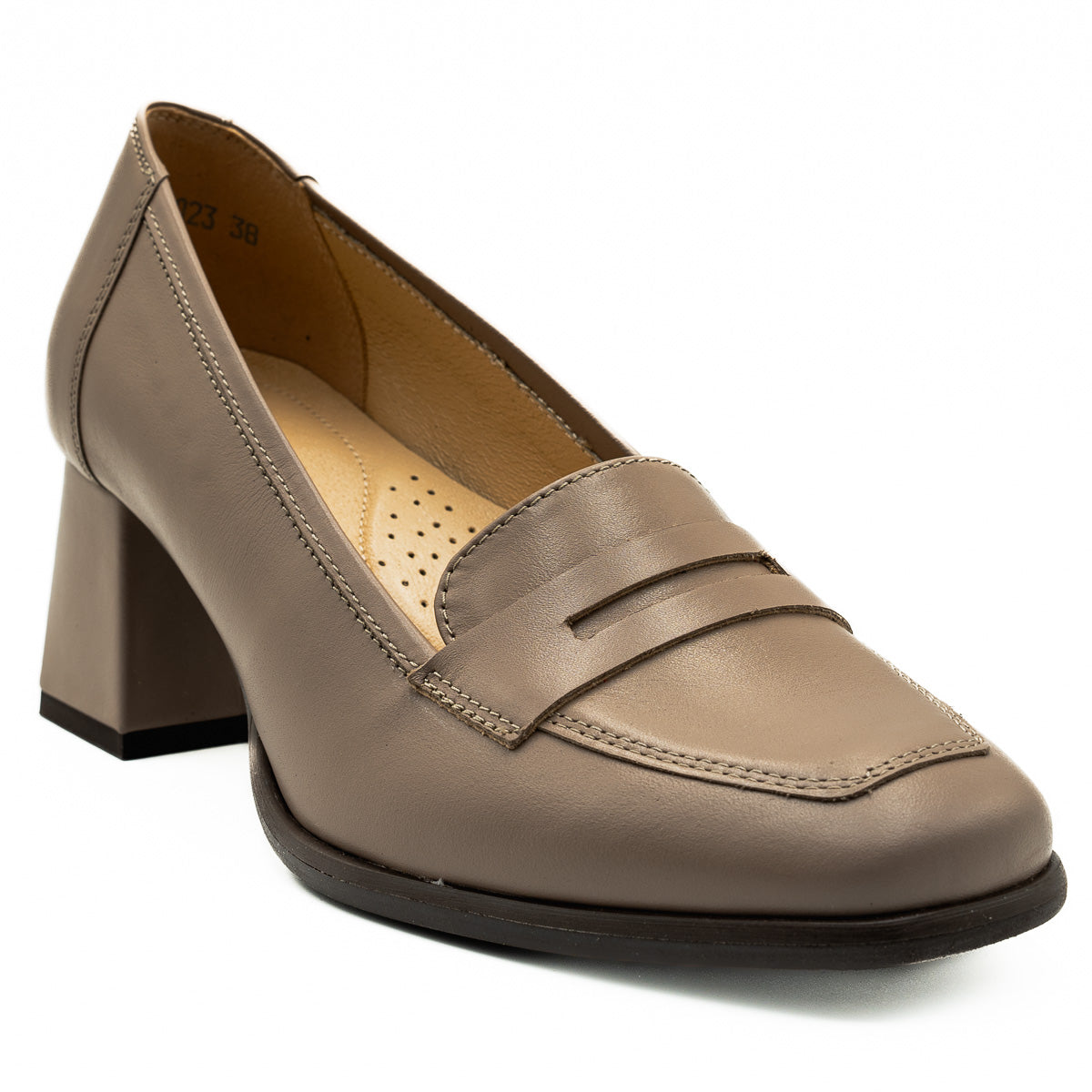 Pantofi dama Anna Viotti din piele naturala D 1213 bej 