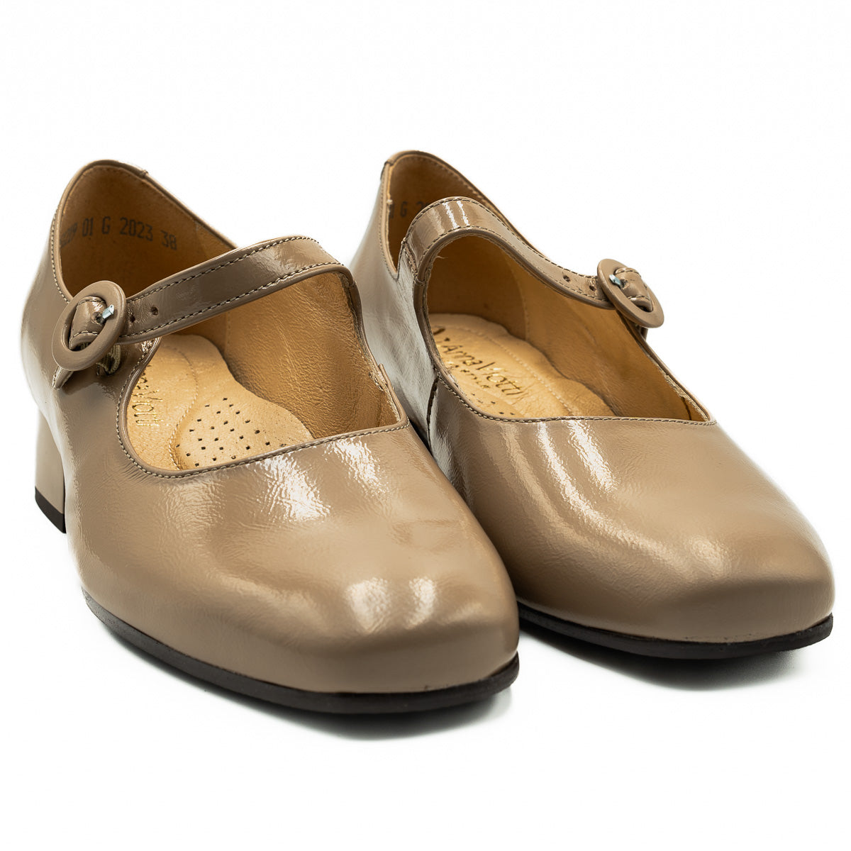 Pantofi dama Anna Viotti din piele naturala D 1219 LAC BEJ