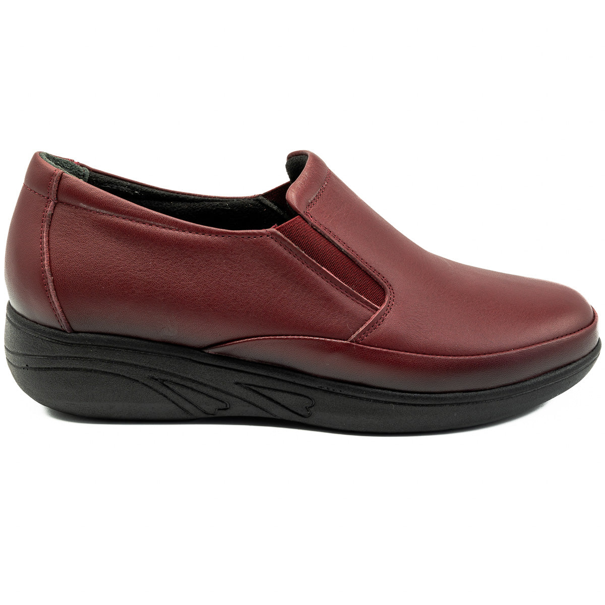 Pantofi dama Anna Viotti Din piele naturala D 1239 BORDO