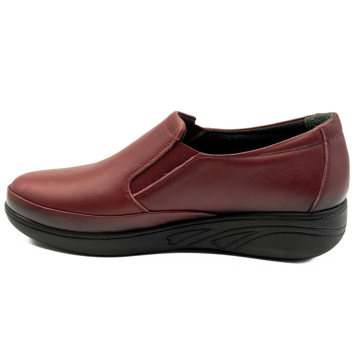 Pantofi dama Anna Viotti Din piele naturala D 1239 BORDO