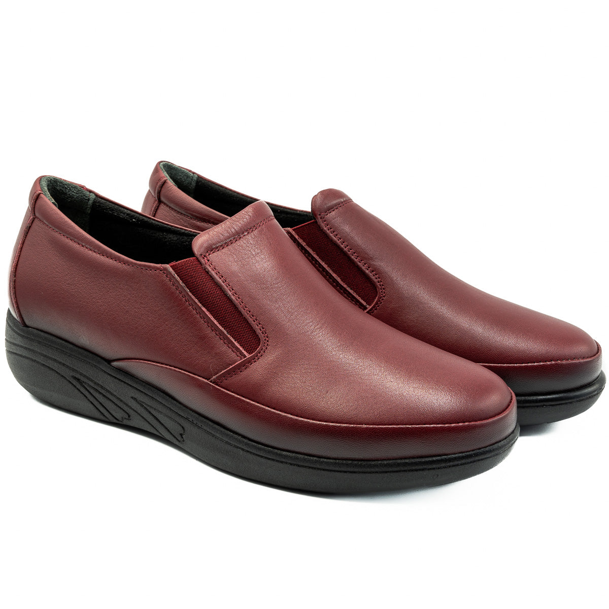 Pantofi dama Anna Viotti Din piele naturala D 1239 BORDO