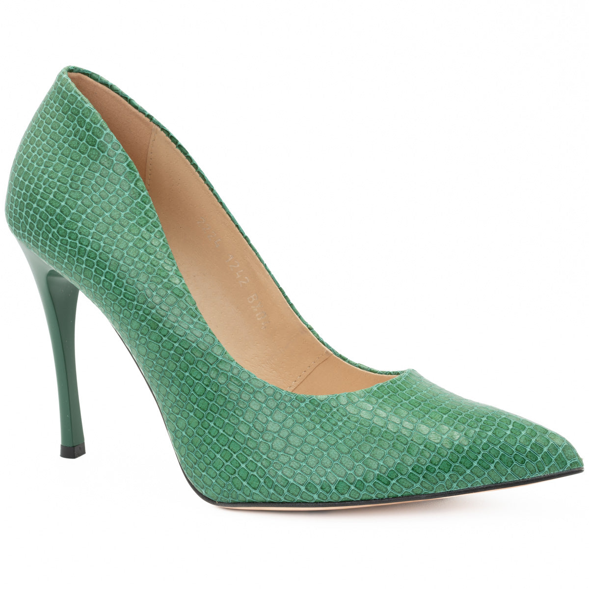 Pantofi dama Anna Viotti  din piele naturala D 1242 verde