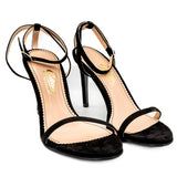 Sandale dama Guban din piele naturala negre - 1380 