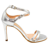 Sandale dama Guban din piele naturala argintii - 1388