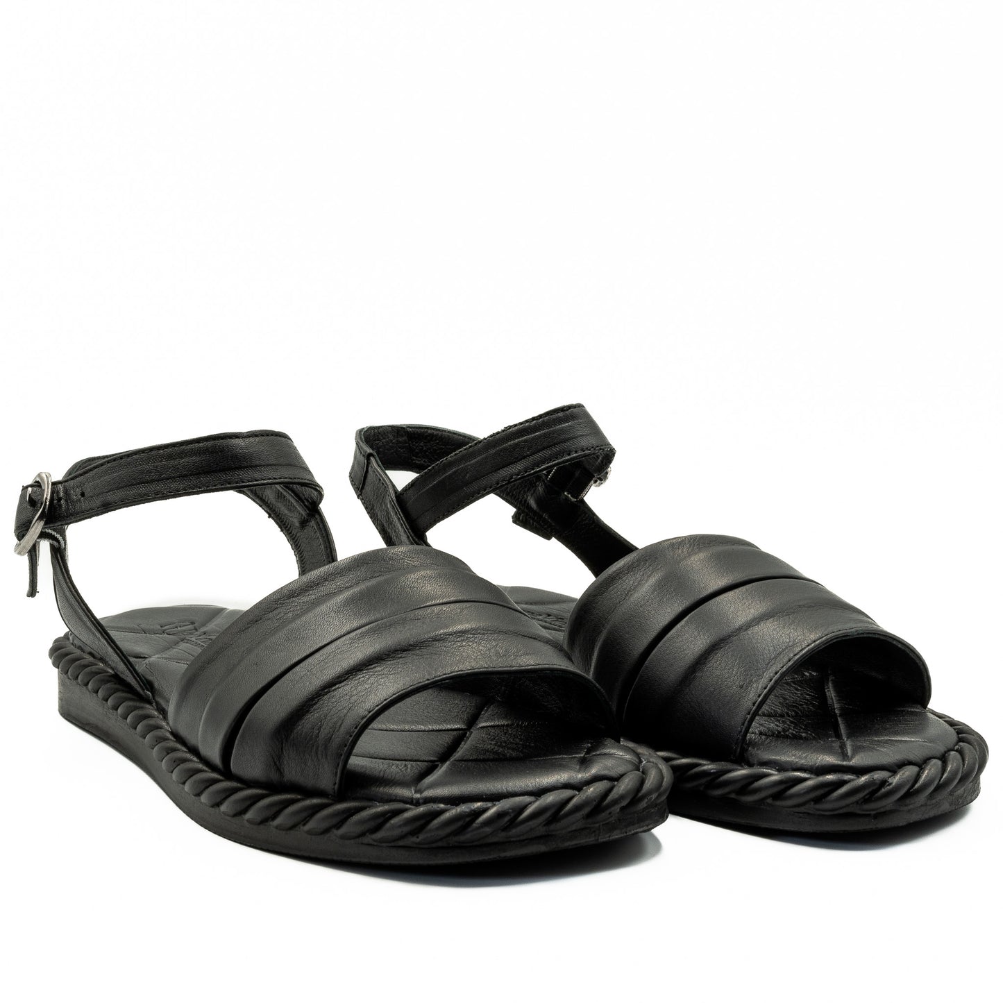 Sandale dama din piele naturala D 1403 NEGRU 