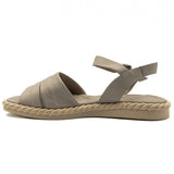  Sandale dama din piele naturala D 1403 GRI