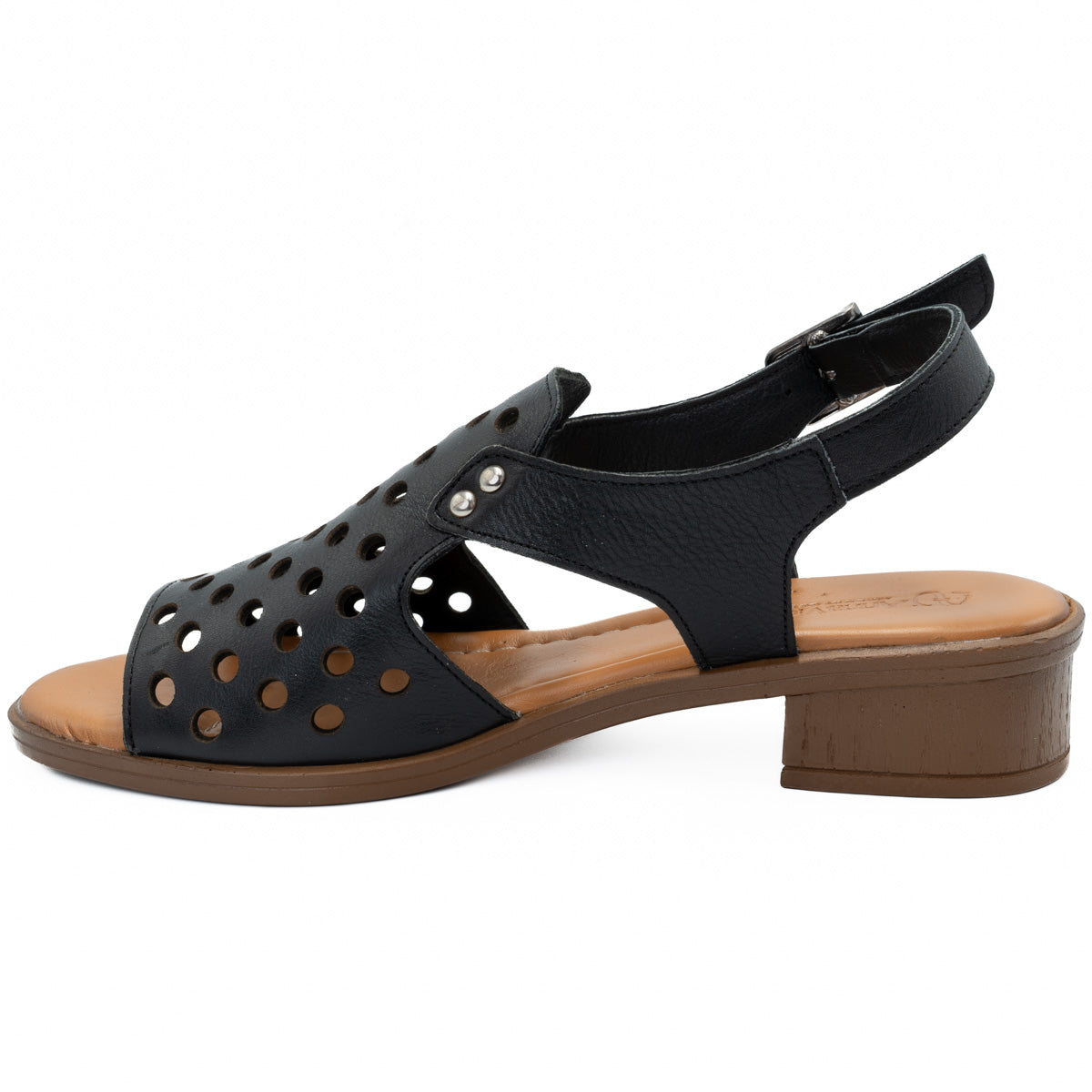 Sandale dama din piele naturala Anna Viotti D 6003 negru