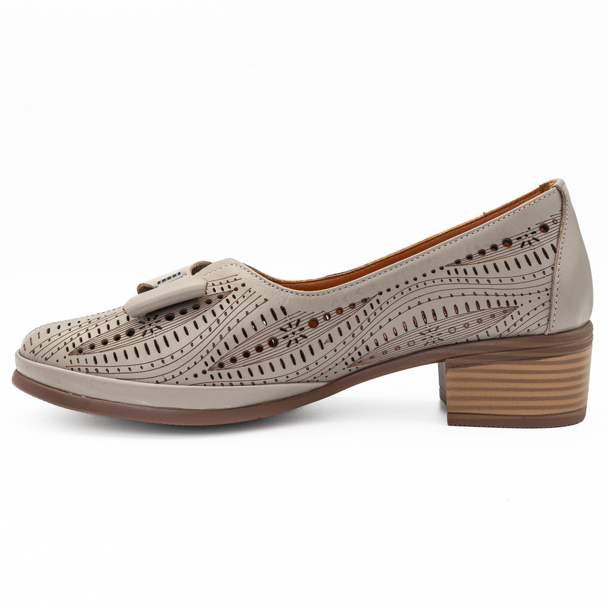 Pantofi dama Anna Viotti din piele naturala D 164 bej