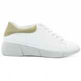 Pantofi dama Anna Viotti din piele naturala D 1852 alb-olive