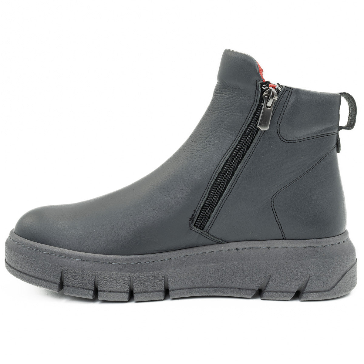 GHETE DAMA ANNA VIOTTI DIN PIELE NATURALA  D 1900 GRI 