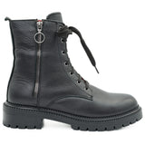 GHETE DAMA ANNA VIOTTI DIN PIELE NATURALA D 1901 NEGRU