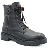 GHETE DAMA ANNA VIOTTI DIN PIELE NATURALA D 1901 NEGRU