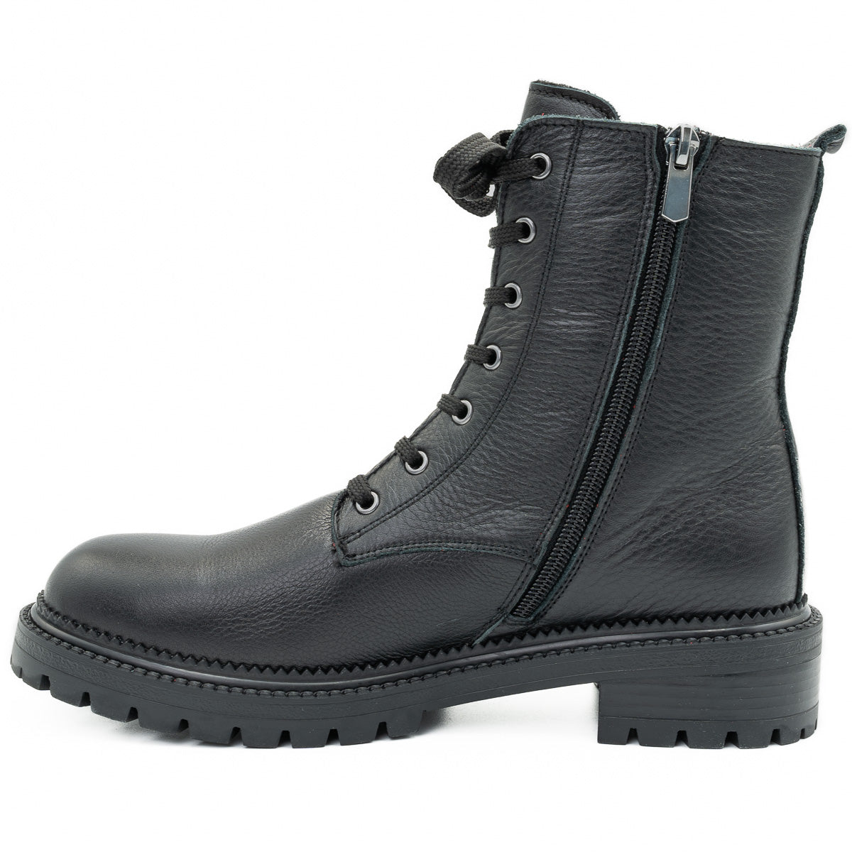 GHETE DAMA ANNA VIOTTI DIN PIELE NATURALA D 1901 NEGRU