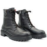 GHETE DAMA ANNA VIOTTI DIN PIELE NATURALA D 1901 NEGRU