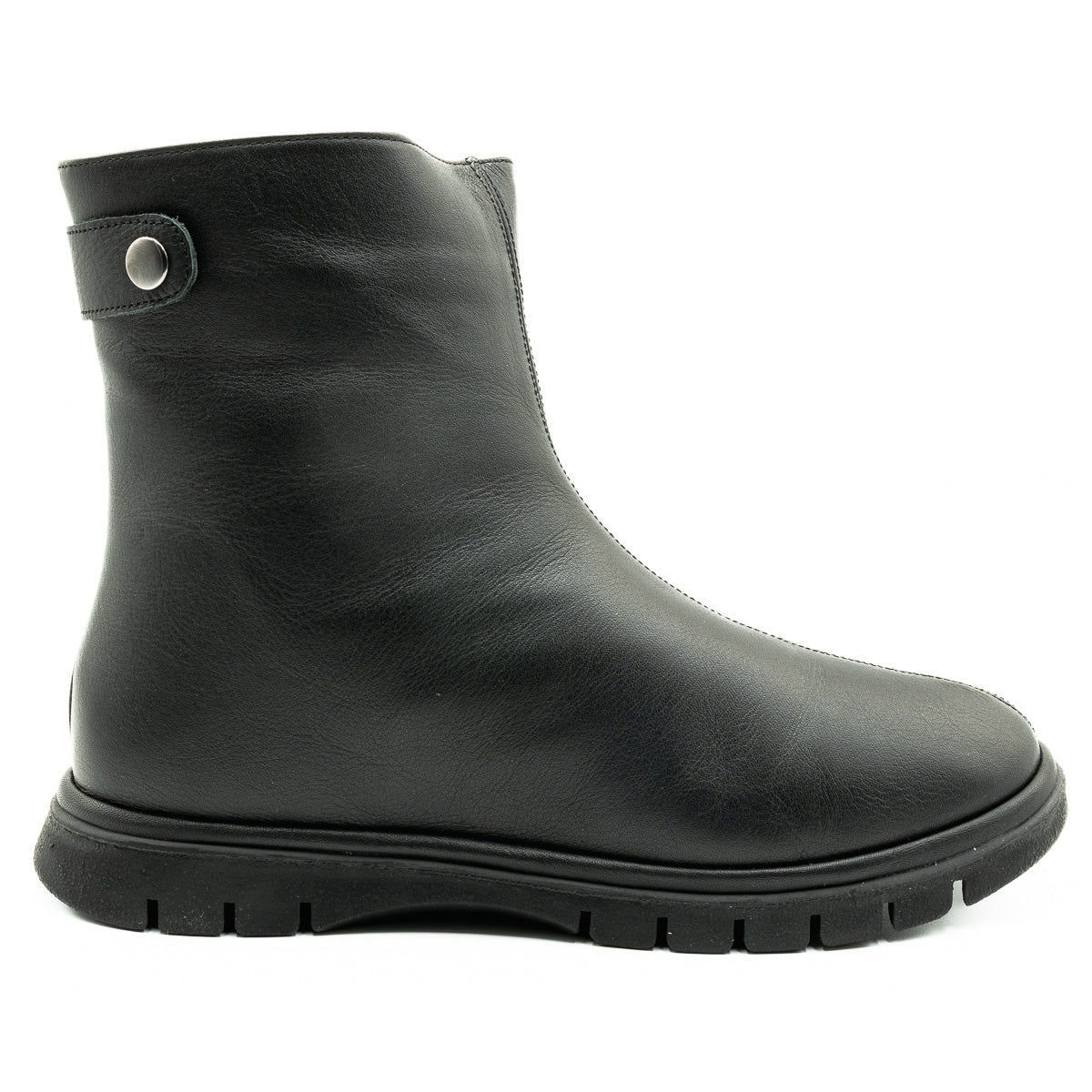 Ghete dama Anna Viotti din piele naturala D 19086 negru 