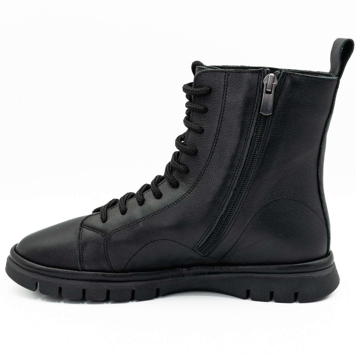 GHETE DAMA ANNA VIOTTI DIN PIELE naturala D 19106 NEGRU 