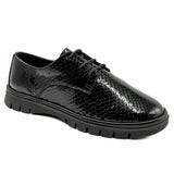 Pantofi dama Anna Viotti din piele naturala D 19118 negru bambi 