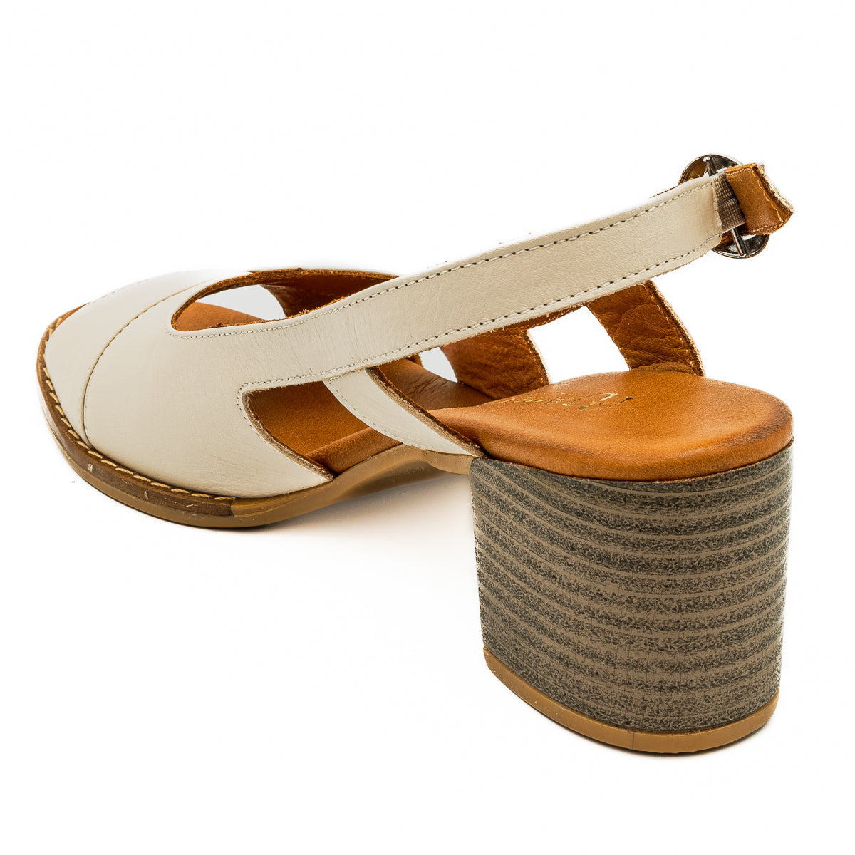 Sandale dama Goretti Din piele naturala D 12-194 BEJ 