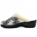 Papuci casa dama Sanital light D 199 GRI