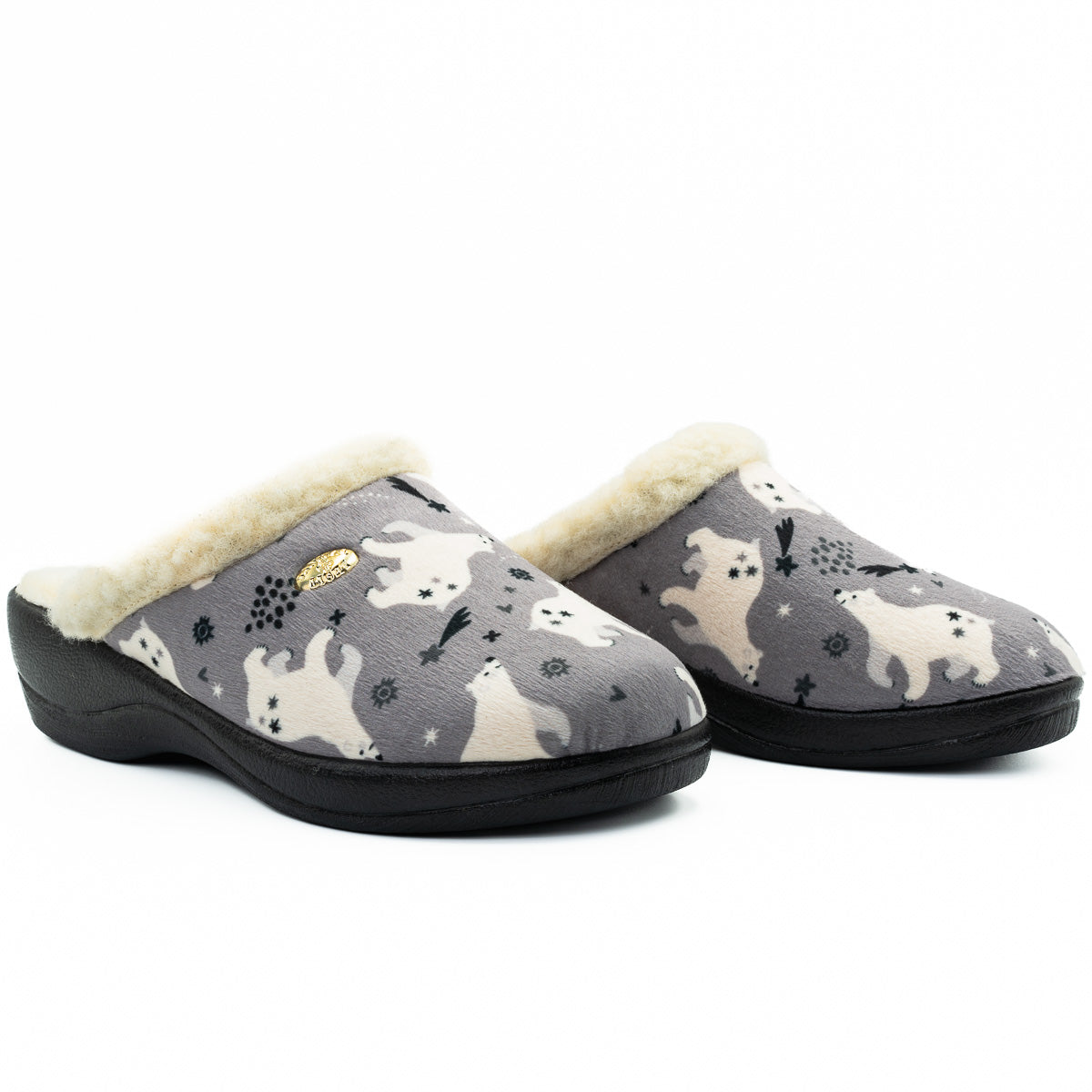 Papuci casa dama Sanital light D 199 GRI