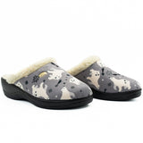 Papuci casa dama Sanital light D 199 GRI