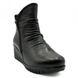 Ghete dama Anna Viotti din piele naturala negre - 2003