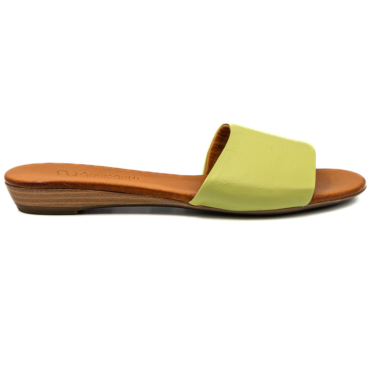 Saboti dama Anna Viotti din piele naturala verde - 2005