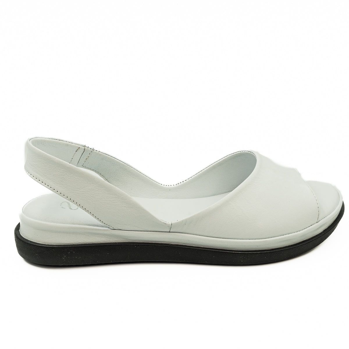 Sandale dama Goretti Din piele naturala D 30-201 alb 