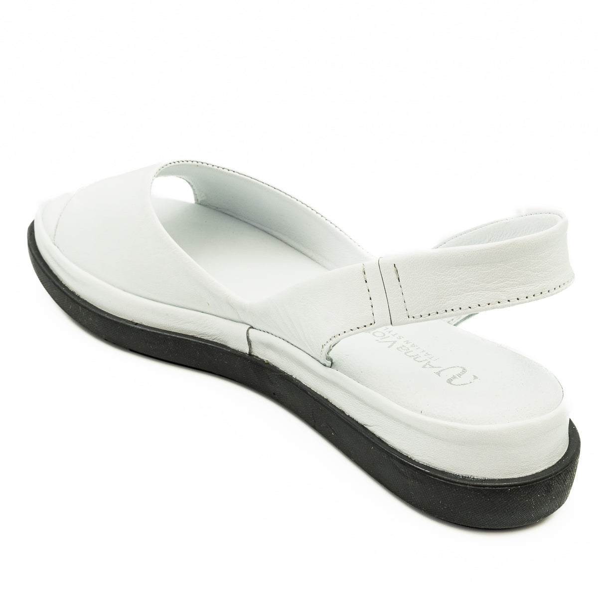 Sandale dama Goretti Din piele naturala D 30-201 alb 