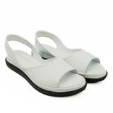 Sandale dama Goretti Din piele naturala D 30-201 alb 