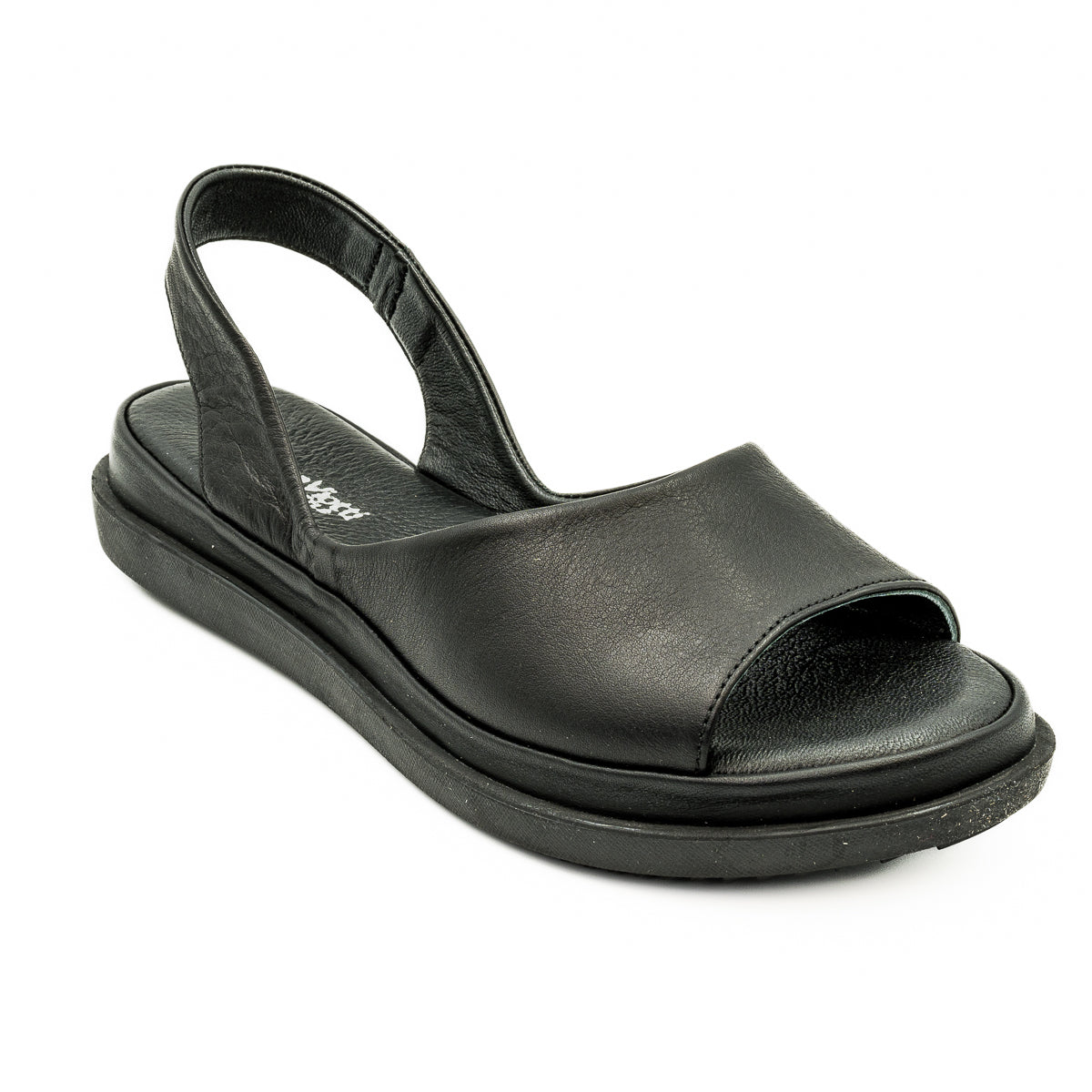 Sandale dama Anna Viotti Din piele naturala D 30-201 NEGRU 