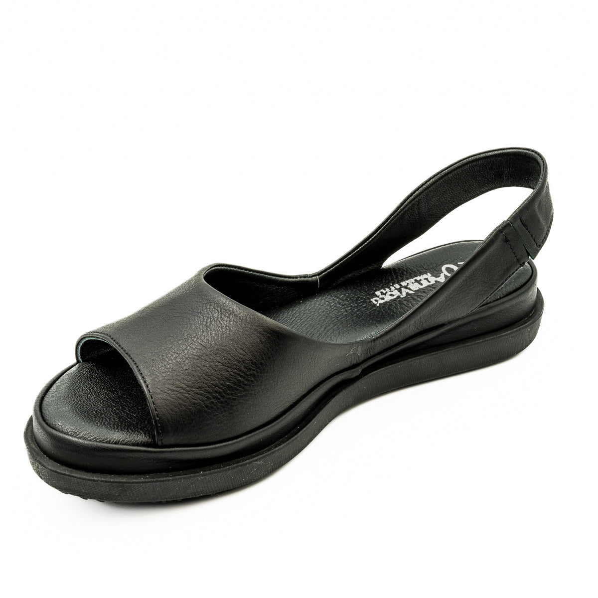 Sandale dama Anna Viotti Din piele naturala D 30-201 NEGRU 