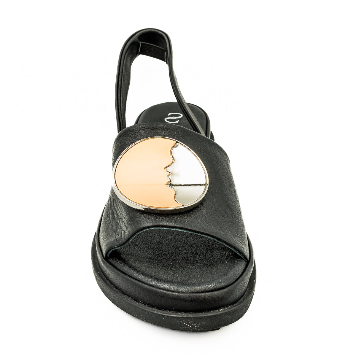 Sandale dama Anna Viotti din piele naturala negru 30-211