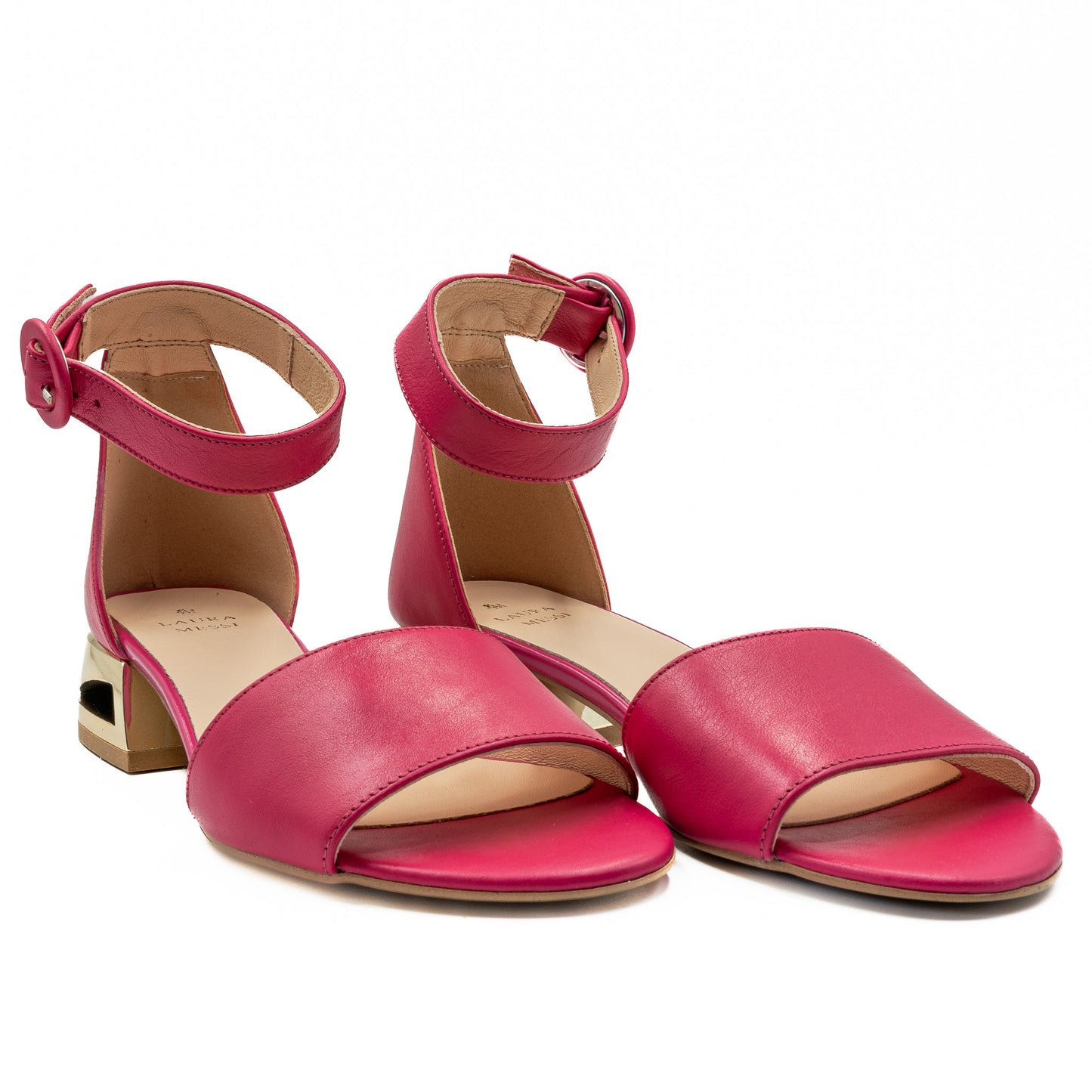 Sandale dama din piele naturala D 2143 roz 