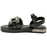 Sandale dama Anna Viotti din piele naturala negre 22110