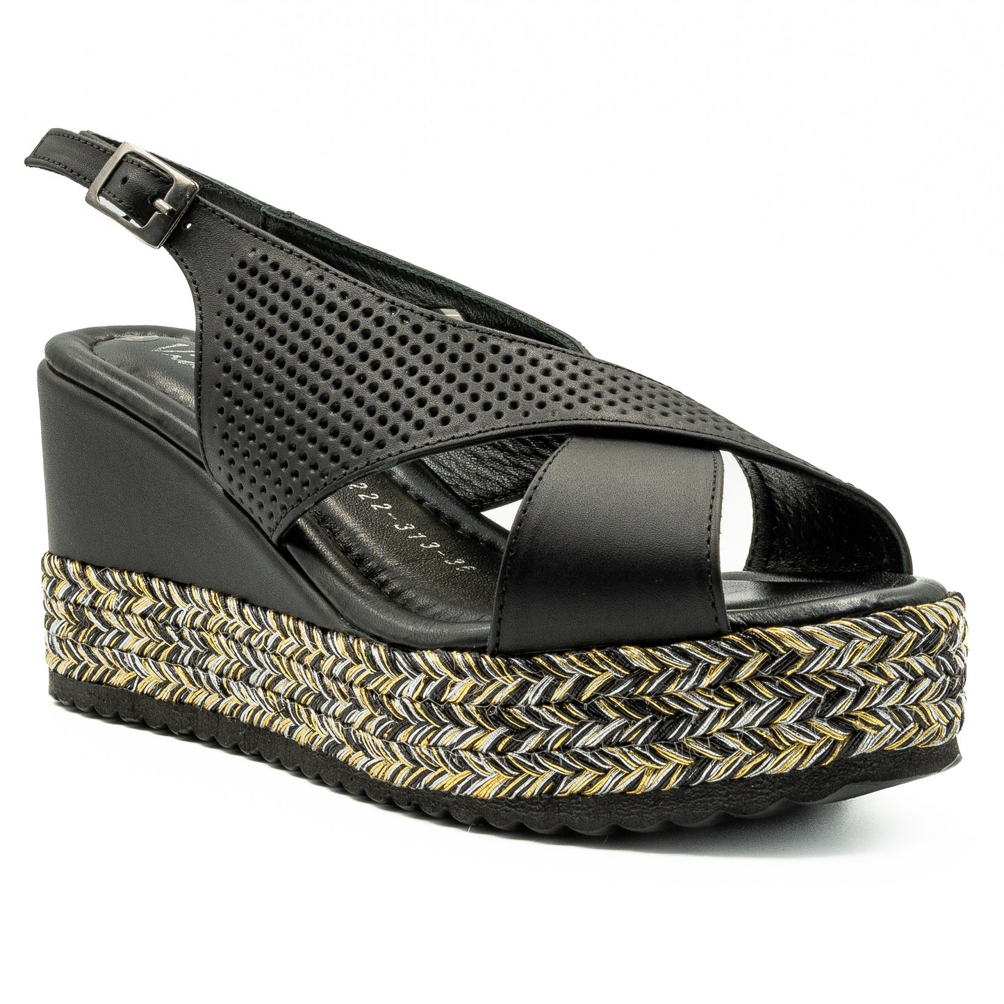 Sandale dama din piele naturala D 222-313 NEGRU 