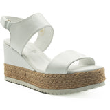 Sandale dama din piele naturala D 222-893 ALB