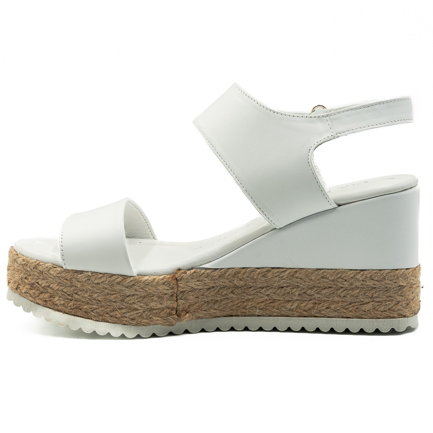 Sandale dama din piele naturala D 222-893 ALB